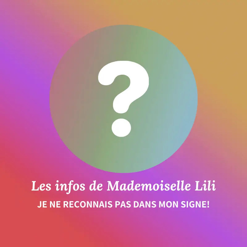 je ne me reconnais pas dans mon signe